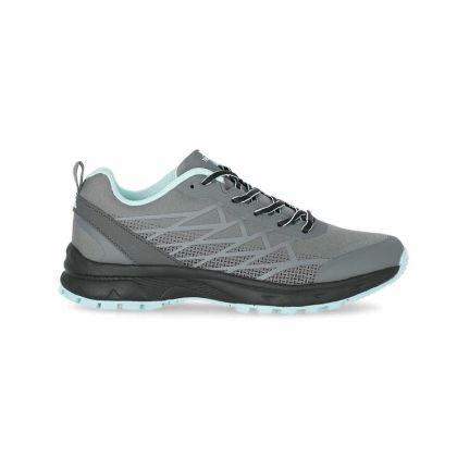 Trespass Women's Casual Lightweight Trainer Beatrix Grey, Angled view of footwear