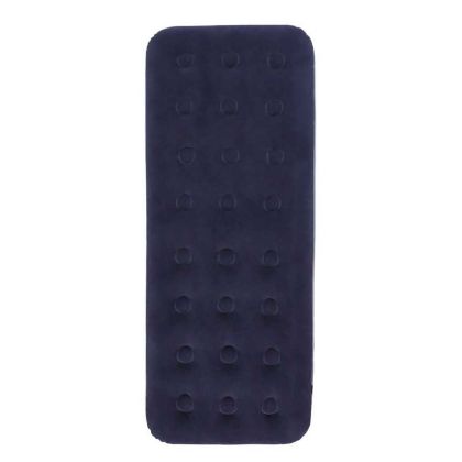 Inflatable Single Mattress 185cm in Blue, Tent detail
