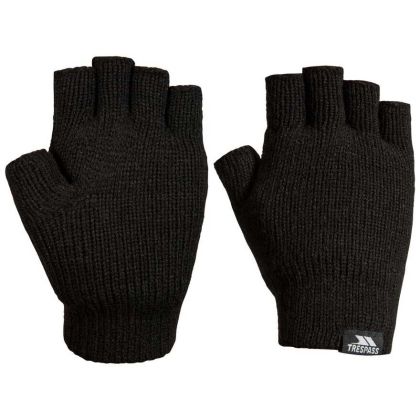 Trespass Adults Fingerless Gloves in Black Dita