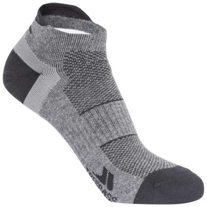 Trespass Unisex Trainer Socks in Grey Enclose