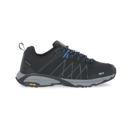 Keyboard II Men's DLX Walking Shoes in Black, Front view of footwear