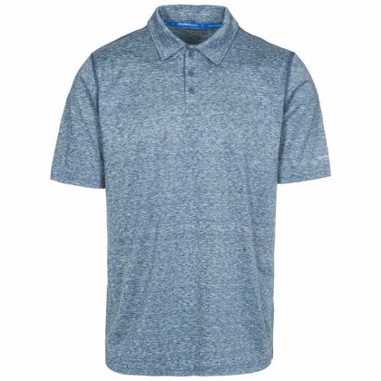 Monocle Men’s Quick Dry Polo Shirt in Navy, Front view on mannequin
