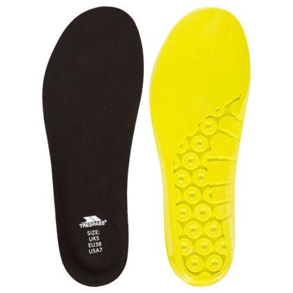 Cushioned Shoe Insoles, Angled view of footwear