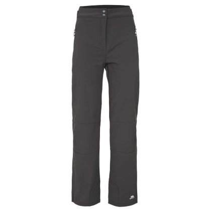 Trespass Womens Water Resistant Softshell Trousers Squidge II in Black