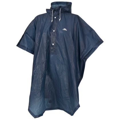 Trespass Adults Waterproof Poncho in Navy Canopy