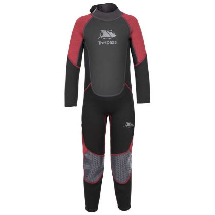 Trespass Kids Merlot Marl 3mm Full Length Wetsuit Amigo