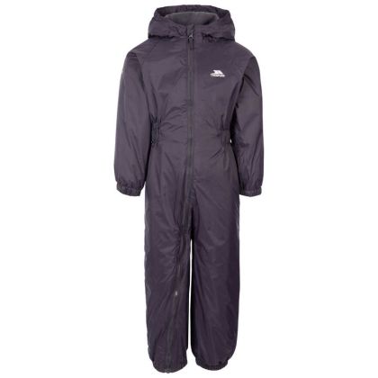 Trespass Babies Unisex Rain Suit Button in Dark Grey
