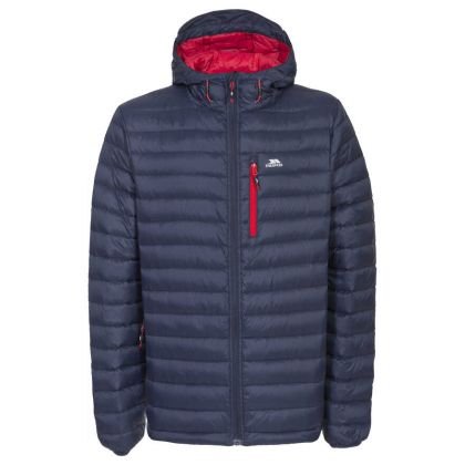 Trespass Mens Down Packaway Jacket in Navy Digby