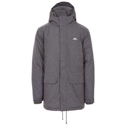 Glover Men's Waterproof Jacket in Grey, Front view on mannequin