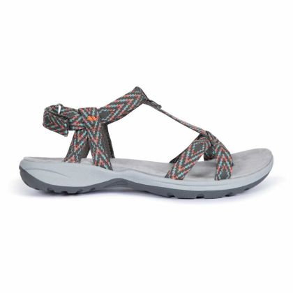 Hueco Women's Sandals in Grey, Inside view of footwear