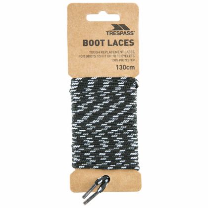 Trespass Walking Boot Laces 130cm in Black