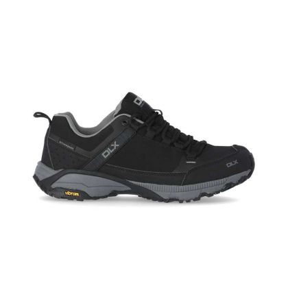 Magellan Men's DLX Vibram Walking Shoes in Black, Outside view of footwear
