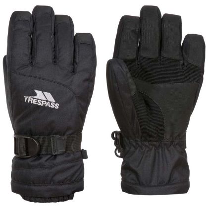 Trespass Kids Ski Gloves Simms in Black