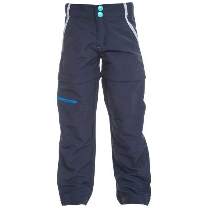 Defender Kids' Convertible Walking Trousers in Navy, Front view on mannequin