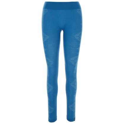 Friga Women's  Base Layer Trousers in Blue, Front view on mannequin