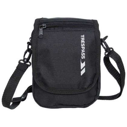 HELICON 1 Litre Travel Shoulder Bag in Black, Back view