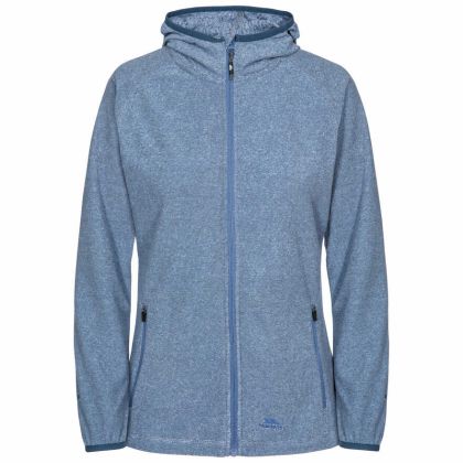 Jennings Women's Fleece Hoodie in Navy, Front view on mannequin