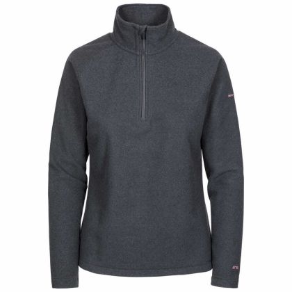 Meadows Women's 1/2 Zip Fleece in Grey, Front view on mannequin