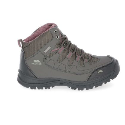 Mitzi Women's Waterproof Walking Boots in Brown, Outside view of footwear