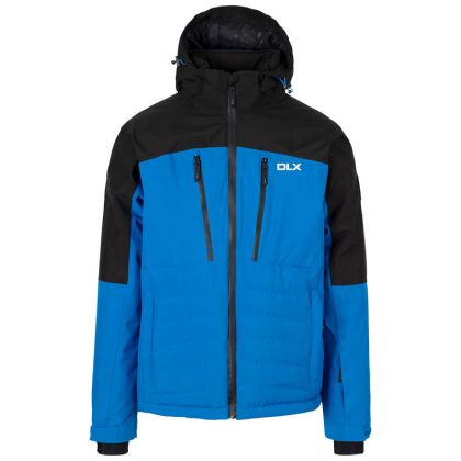 Men S Ski Jacket Nixon in BLUE, Front view on mannequin