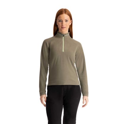 Womens Fleece At100 Skylar in HERB, Front view on mannequin