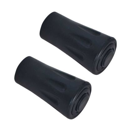 Trekking Pole Tips in Black, Front view