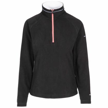 Trespass Womens 1/2 Fleece Skylar in Black