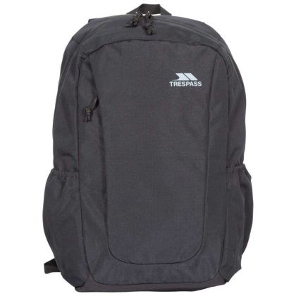 Trespass 25L Backpack Alder in Black, Front view