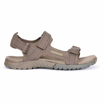 Alderley Men's Walking Sandals in Brown, Inside view of footwear