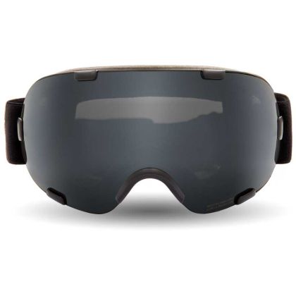 Bond DLX Ski Goggles in Black, Front view