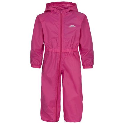 Trespass Babies Rain Suit Button in Pink