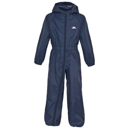 Trespass Babies Rain Suit Button in Navy