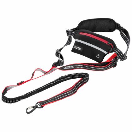 Trespaws Hands Free Dog Running Lead in Carbon Chester