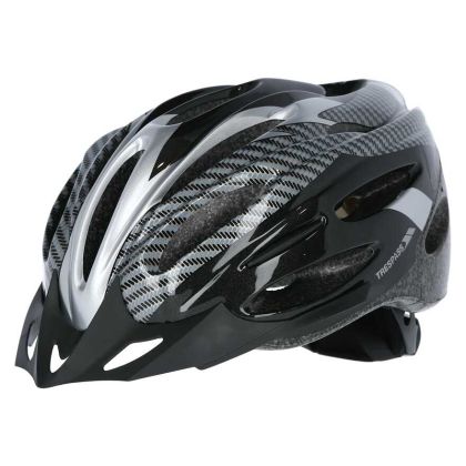 Crankster Adult Bike Helmet in Black, Back view of helmet