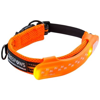 Disco Dog Hi-Vis LED Dog Collar in Yellow, Packed view