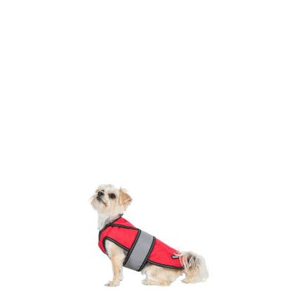Trespaws XXS 2 in 1 Fleece Lined Waterproof Dog Coat in Red Duke