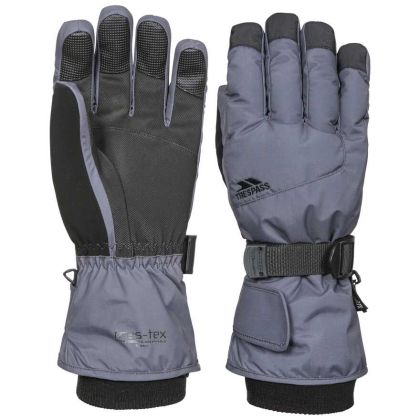 Trespass Adults Ski Gloves Ergon II in Grey