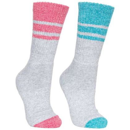 Trespass Womens Anti Blister Walking Socks Hadley 2 Pack