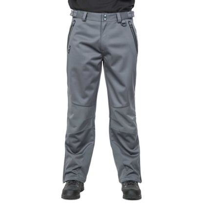 Holloway Men's DLX Walking Trousers in Grey, Front view on mannequin