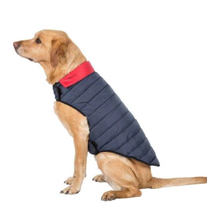 Trespaws Large Quilted Reversible Packaway Dog Jacket in Flint Kimmi