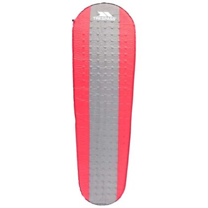 Trespass Inflatable Camping Mat 185cm in Red, Front view