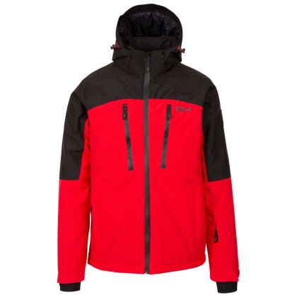 Men S Ski Jacket Nixon in RED, Front view on mannequin