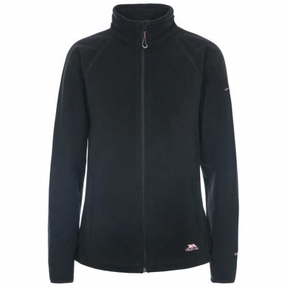Nonstop Women's Fleece Jacket in Black, Front view on mannequin