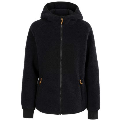 Women s Fleece Jacket AT400 Reel in Black, Front view on mannequin