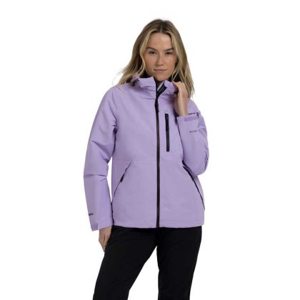 DLX Womens Waterproof Jacket Robina In Gelsomino, Back view on mannequin