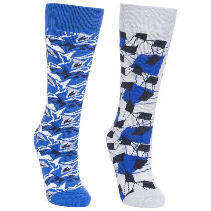 Trespass Kids Tube Socks in Blue Rockies