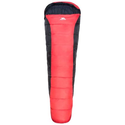 Siesta Adults' 2 Season Lightweight Sleeping Bag in Red, Front view