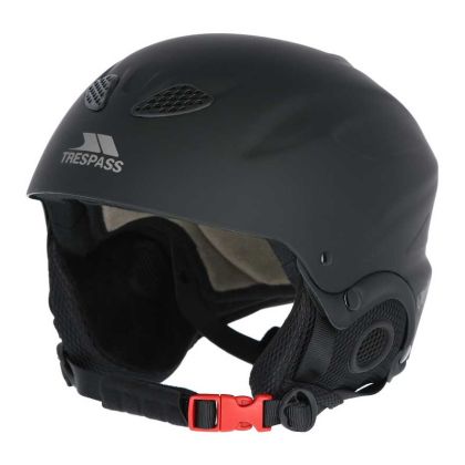 Skyhigh Unisex Ski Helmet in Black, Back view of helmet