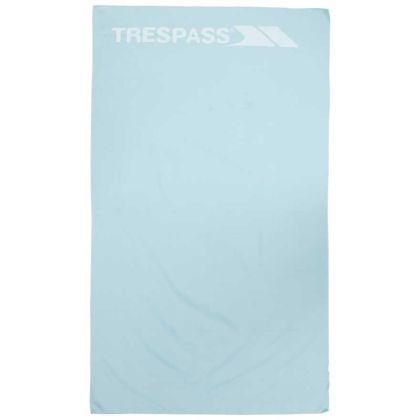 Trespass Anti Bacterial Microfiber Towel 75 x 130 cm in Light Blue