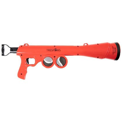 Titan Trespaws Dog Ball Launcher in Red, Front view